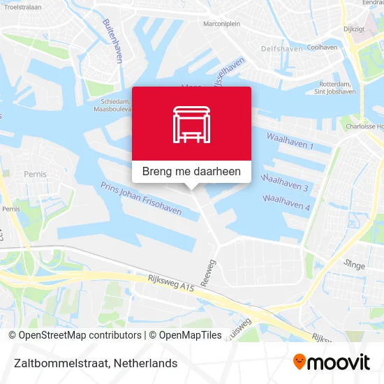 Zaltbommelstraat kaart