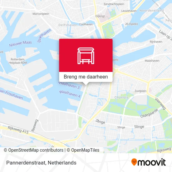 Pannerdenstraat kaart