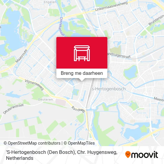 'S-Hertogenbosch (Den Bosch), Chr. Huygensweg kaart