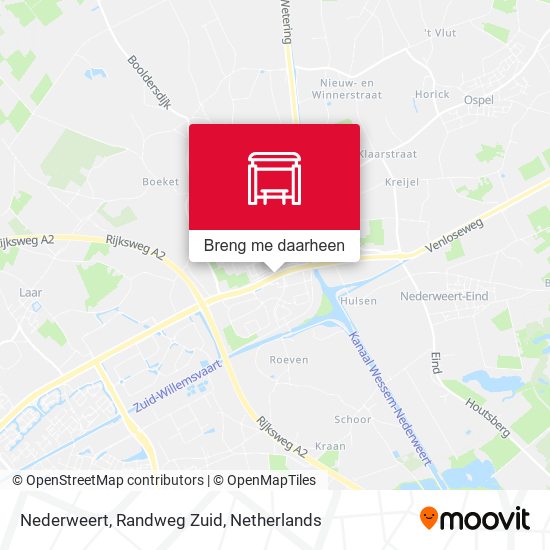 Nederweert, Randweg Zuid kaart