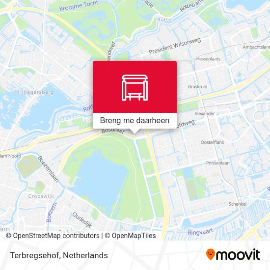Terbregsehof kaart