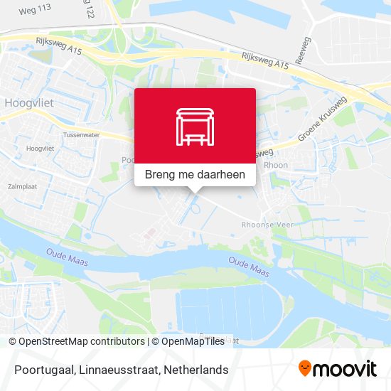 Poortugaal, Linnaeusstraat kaart