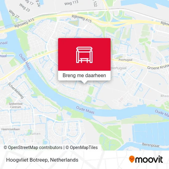 Hoogvliet Botreep kaart