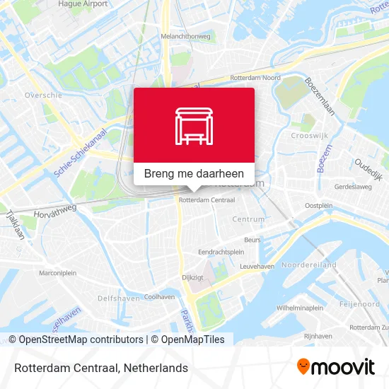 Rotterdam Centraal kaart