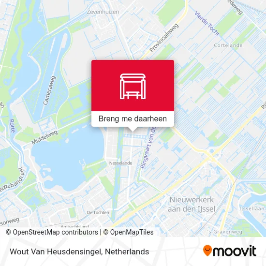 Wout Van Heusdensingel kaart