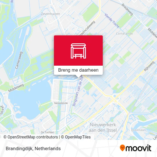 Brandingdijk kaart
