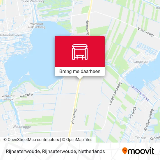 Rijnsaterwoude, Rijnsaterwoude kaart