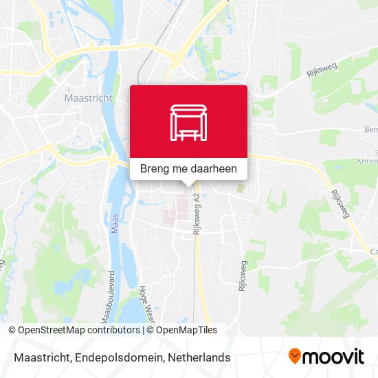 Maastricht, Endepolsdomein kaart