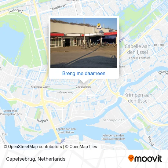 Capelsebrug kaart