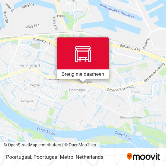 Poortugaal, Poortugaal Metro kaart