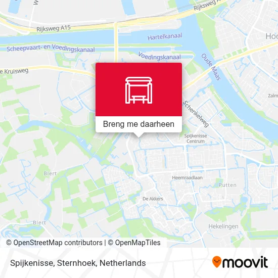 Spijkenisse, Sternhoek kaart