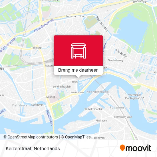 Keizerstraat kaart