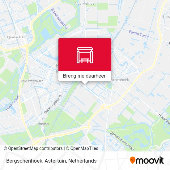 Bergschenhoek, Astertuin kaart