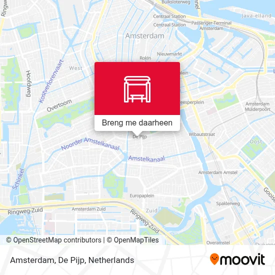 Amsterdam, De Pijp kaart