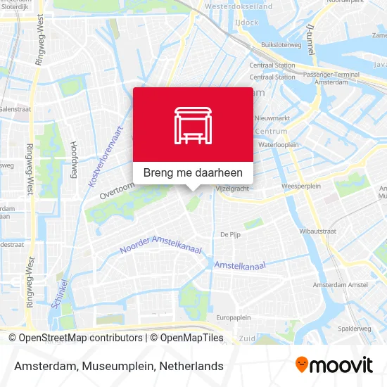 Amsterdam, Museumplein kaart