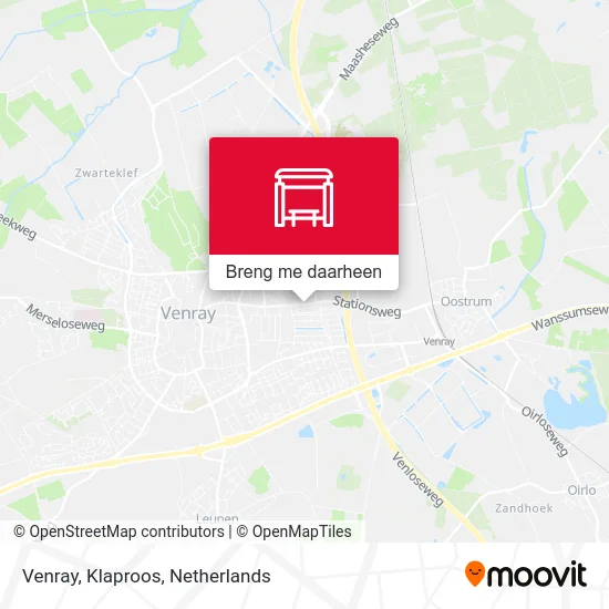 Venray, Klaproos kaart