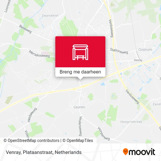 Venray, Plataanstraat kaart