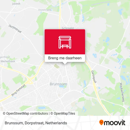 Brunssum, Dorpstraat kaart