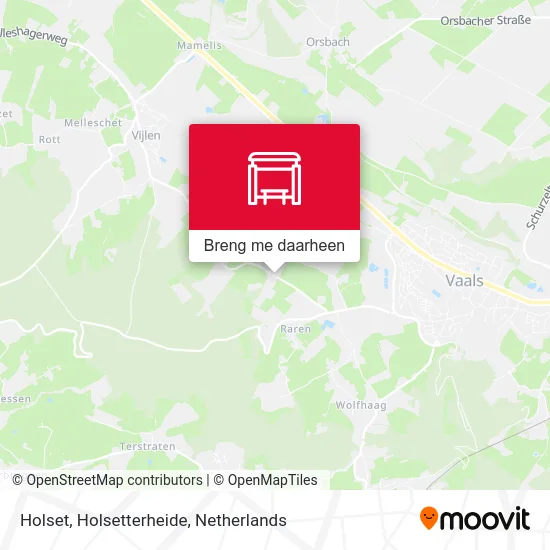 Holset, Holsetterheide kaart