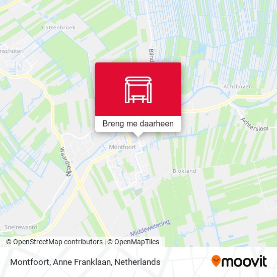 Montfoort, Anne Franklaan kaart
