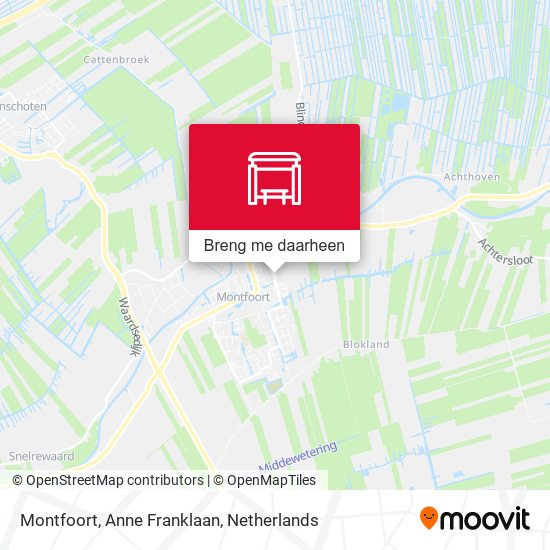 Montfoort, Anne Franklaan kaart