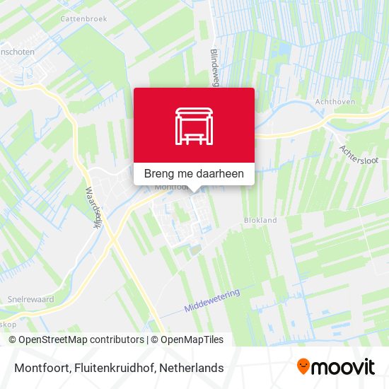 Montfoort, Fluitenkruidhof kaart