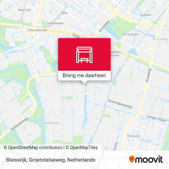 Bleiswijk, Groendalseweg kaart
