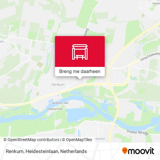 Renkum, Heidesteinlaan kaart