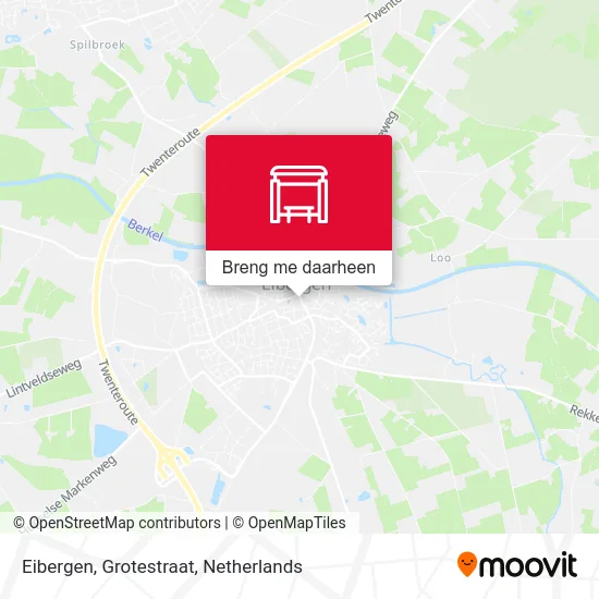 Eibergen, Grotestraat kaart