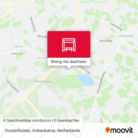 Oosterhuizen, Vinkenkamp kaart