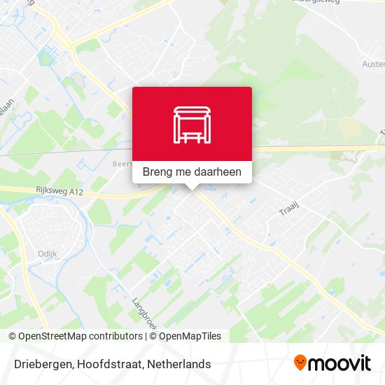 Driebergen, Hoofdstraat kaart