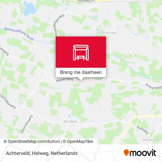 Achterveld, Helweg kaart