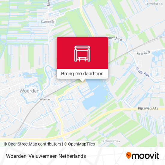 Woerden, Veluwemeer kaart