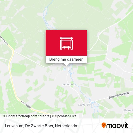 Leuvenum, De Zwarte Boer kaart