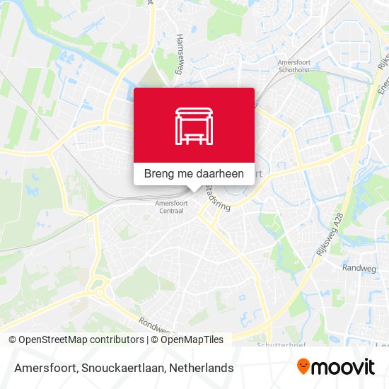 Amersfoort, Snouckaertlaan kaart