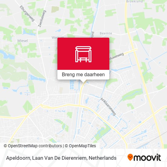 Apeldoorn, Laan Van De Dierenriem kaart