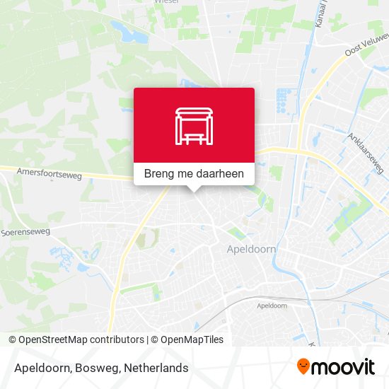 Apeldoorn, Bosweg kaart