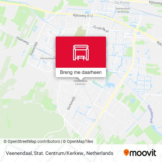 Veenendaal, Stat. Centrum / Kerkew. kaart