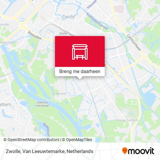 Zwolle, Van Leeuwtemarke kaart