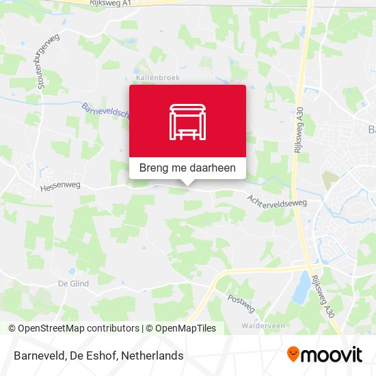 Barneveld, De Eshof kaart