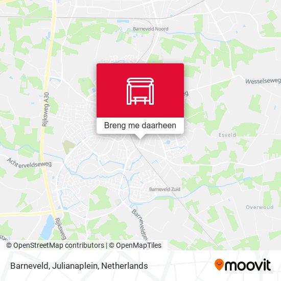 Barneveld, Julianaplein kaart