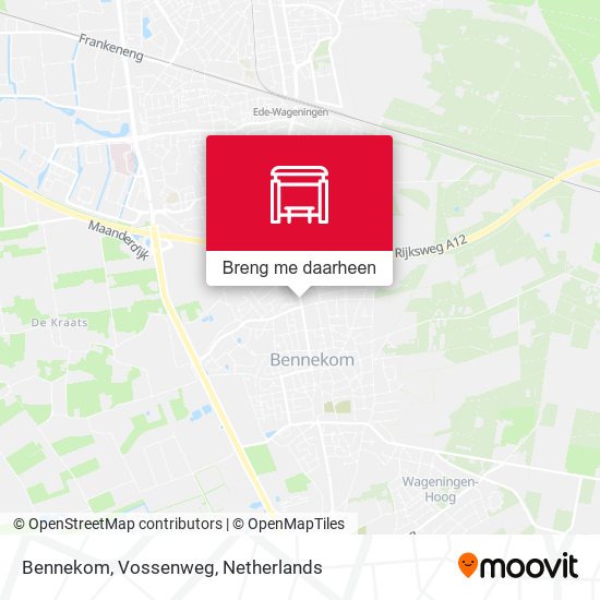 Bennekom, Vossenweg kaart