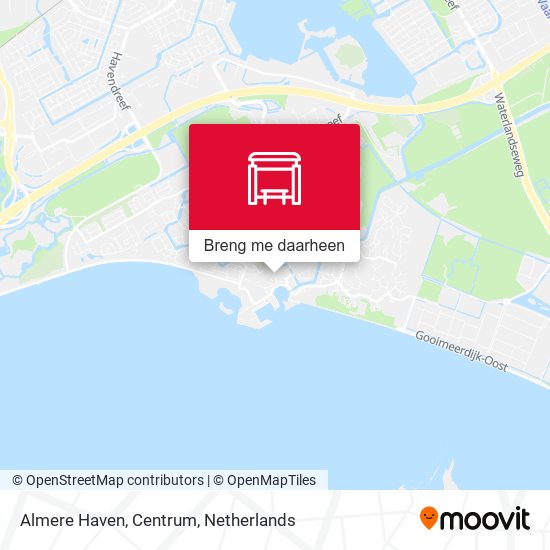Almere Haven, Centrum kaart