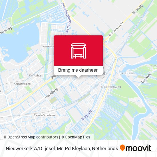 Nieuwerkerk A / D Ijssel, Mr. Pd Kleylaan kaart