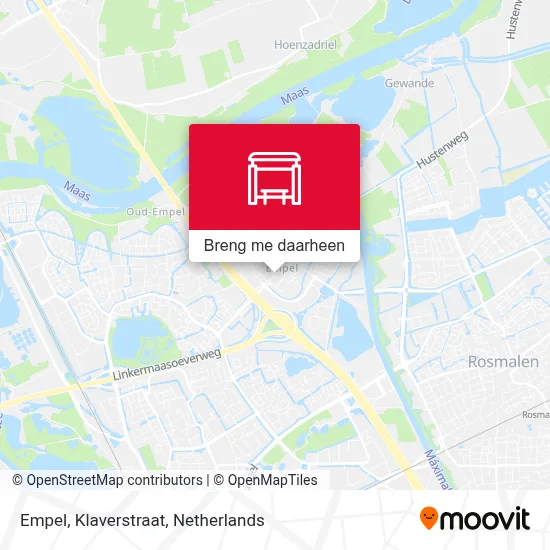 Empel, Klaverstraat kaart