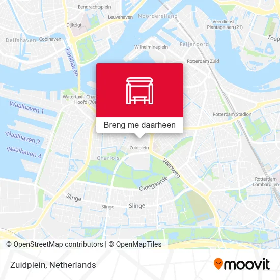 Zuidplein kaart