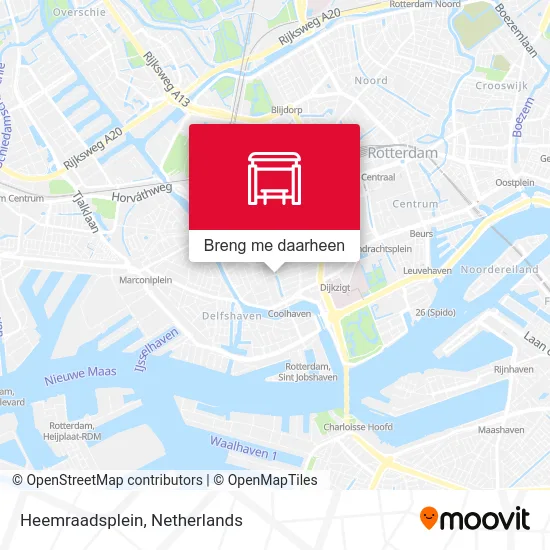 Heemraadsplein kaart