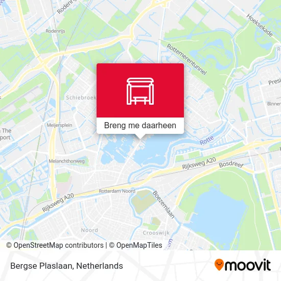 Bergse Plaslaan kaart