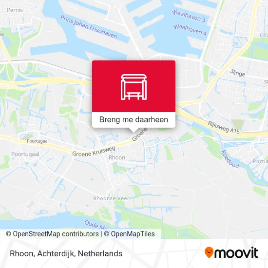 Rhoon, Achterdijk kaart