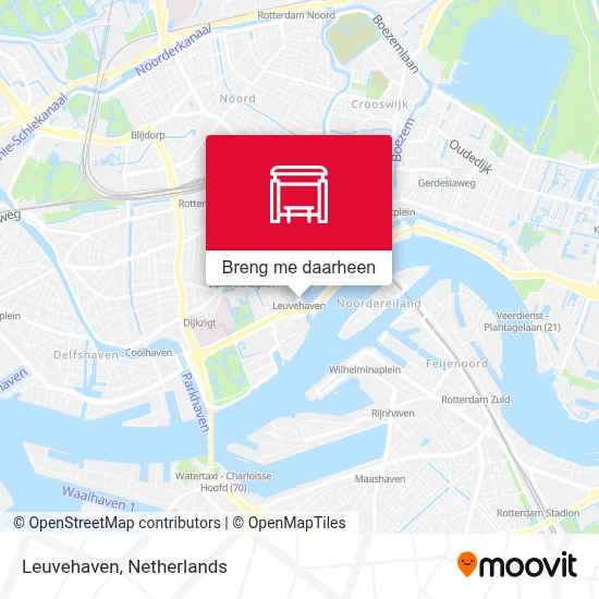 Leuvehaven kaart